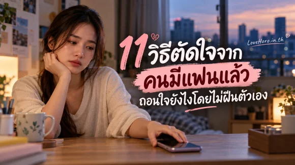 หญิงสาววางโทรศัพท์หลังตัดสินใจถอยจากคนมีแฟนแล้ว