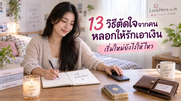 13 วิธีตัดใจจากคนหลอกให้รักเอาเงิน เริ่มใหม่ยังไงให้ไหว