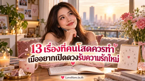 13 เรื่องที่คนโสดควรทำ เมื่ออยากเปิดดวงรับความรักใหม่
