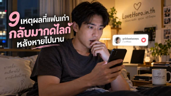 9 เหตุผลที่แฟนเก่ากลับมากดไลก์ หลังหายไปนาน