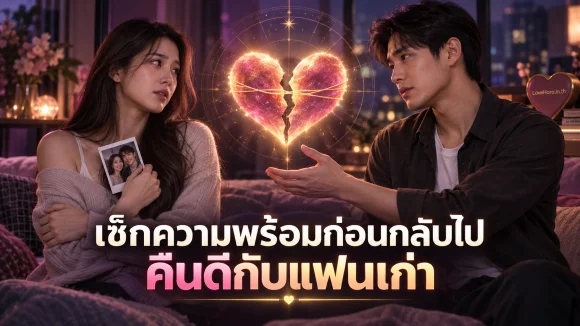 แบบทดสอบความพร้อมก่อนกลับไปคืนดีกับแฟนเก่า