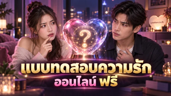 แบบทดสอบความรักออนไลน์สำหรับสำรวจภาพรวมความสัมพันธ์